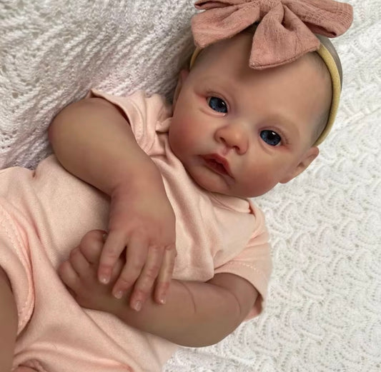 NPK 18inch Reborn Baby Doll Meadow Soft Body 100% handmade 3D Skin with Visbile Veins Collectible Art Doll
Christmas Gift