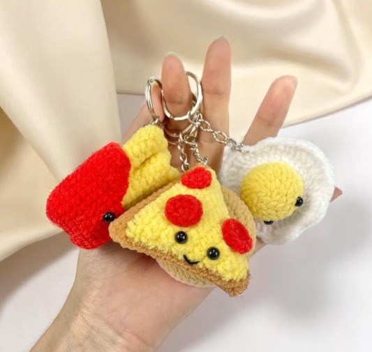 125 in 1 Crochet Keychain PDF Patterns Bundle Amigurumi Keychains, Cute Bag Charms