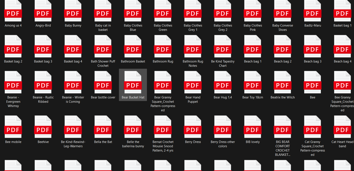 800 Crochet Patterns Bundle PDF – Amigurumi, Clothes, Animals, Bags, Hats, Plushies & More | Easy Guide