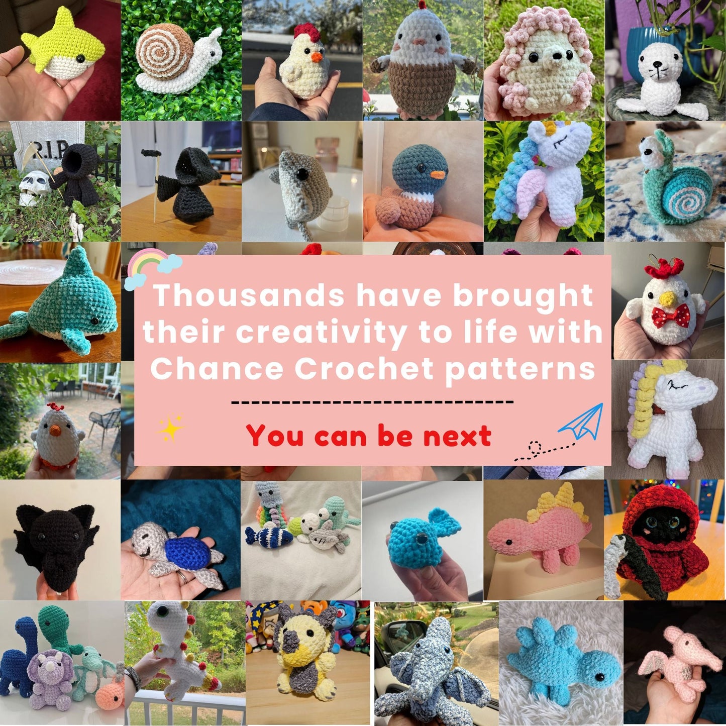 800+ Crochet Patterns, Crochet Pattern Bundle, Amigurumi Crochet Patterns, Include Ultimate Crochet Guide eBook