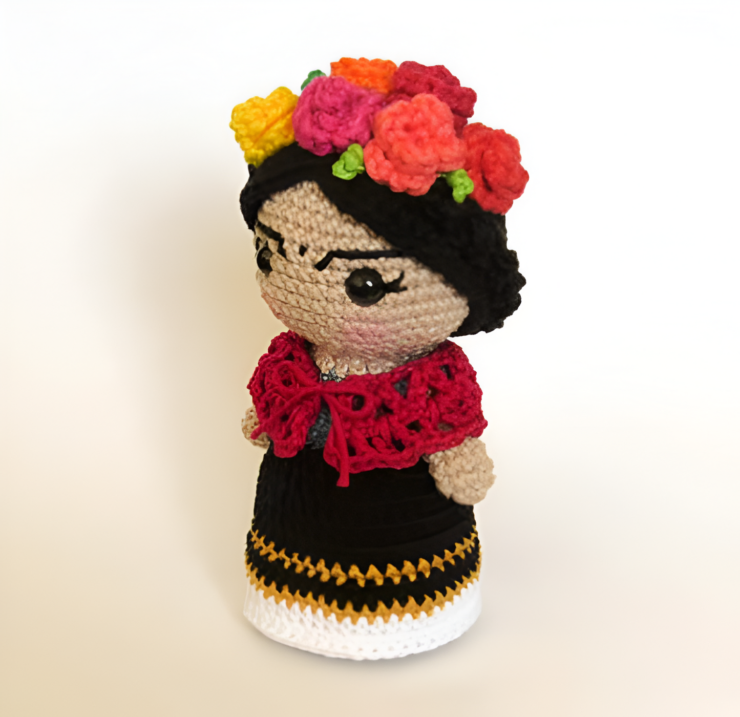 Frida Kahlo Amigurumi Doll Crochet Pattern, Frida Khalo, Mexican Doll, Frida Kahlo Art, Frida Kahlo Decor, Fridita, Frida Kahlo Gift, Frida