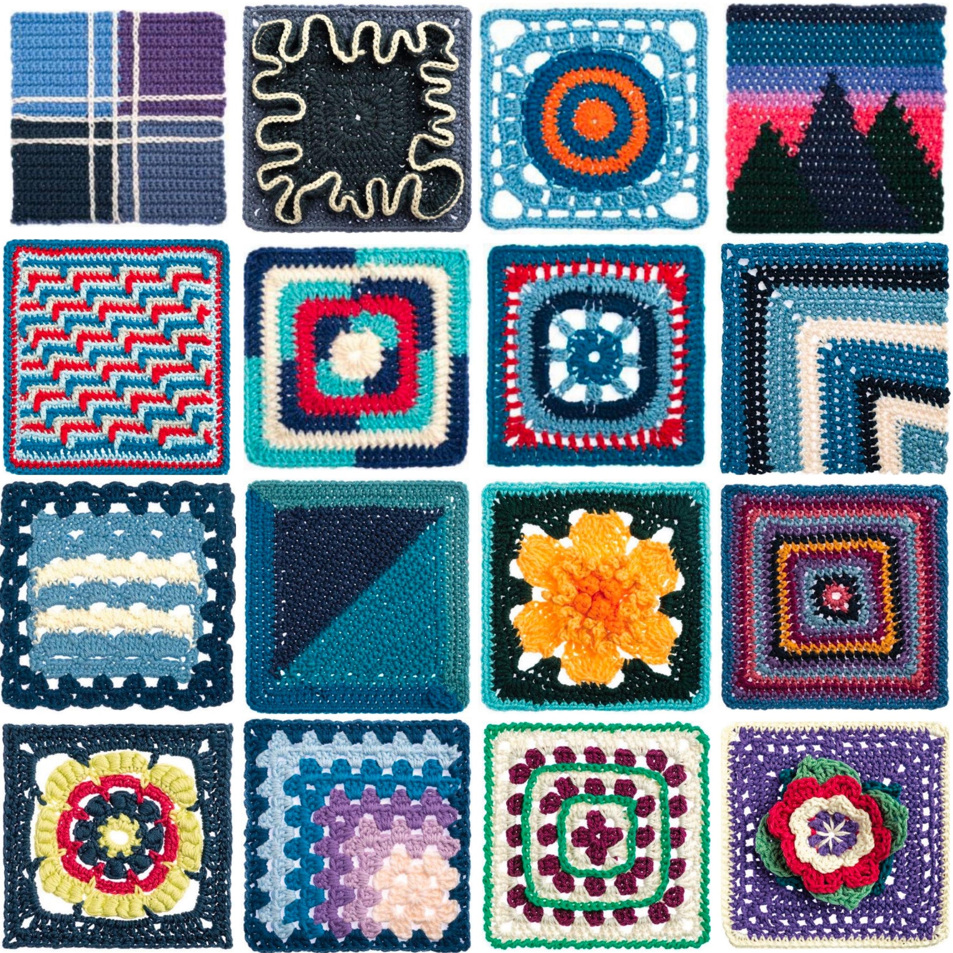365 Granny Square Patterns , Ultimate Crochet Pattern Bundle, Crochet Pattern For Beginners, Instant Digital Download